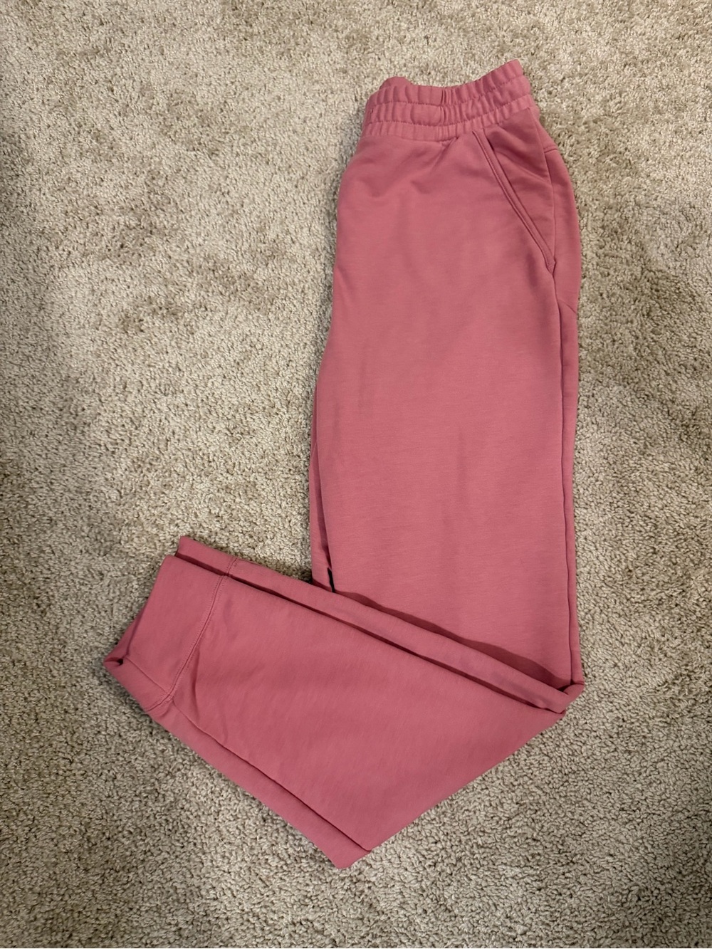 Nike Dri-Fit Yoga Women's Pink Joggers, Small!